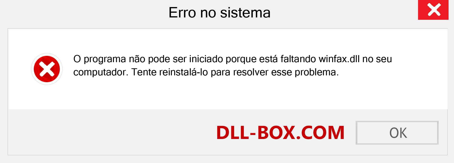 Arquivo winfax.dll ausente ?. Download para Windows 7, 8, 10 - Correção de erro ausente winfax dll no Windows, fotos, imagens